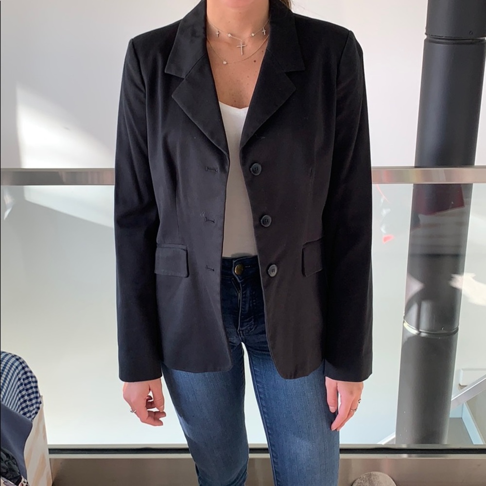 Agnes B Black Blazer Size 4